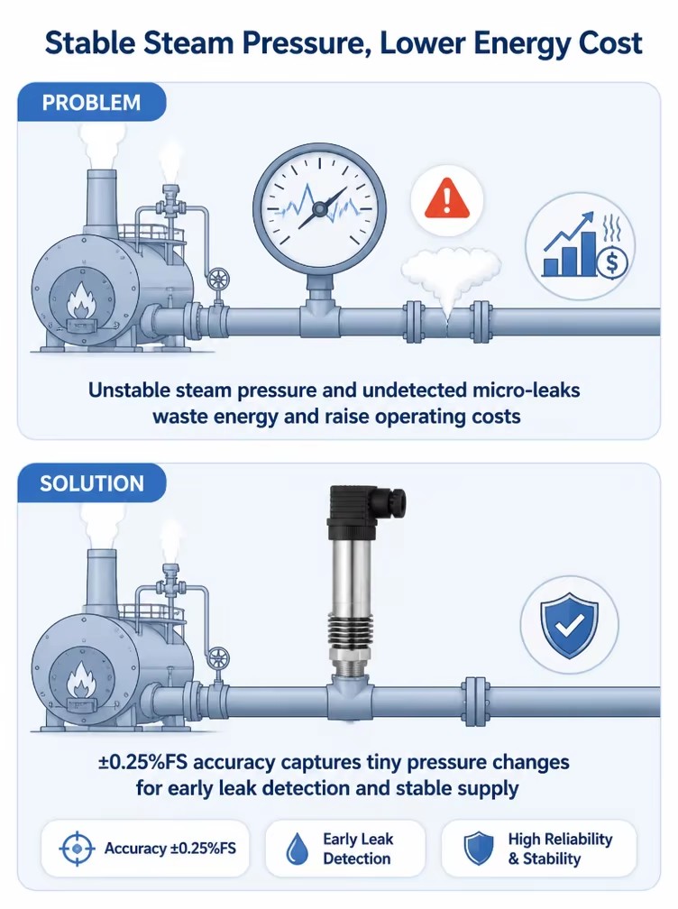 GPT220 High Temperature Pressure Sensor for Petroleum Chemical