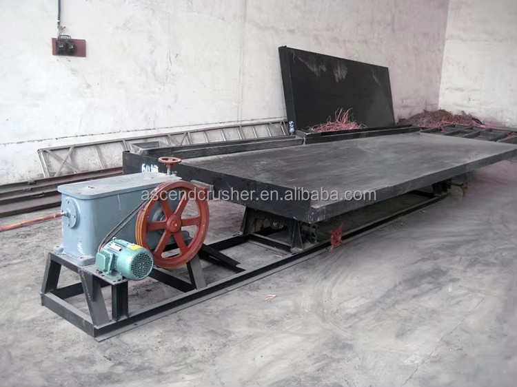 Mining Mineral Mine Gold Copper Ore Gravity Separator 6s Shaking Table Shaker Table Machine