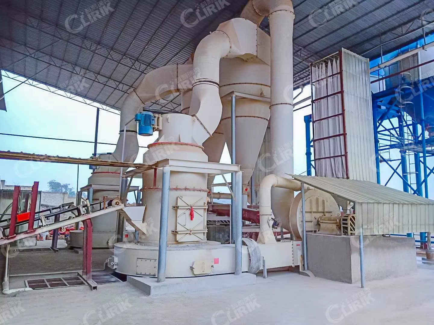 Raymond Pulverizer for Gypsum Limestone Mineral Powder Production 1-35 T/H Mining Machinery System