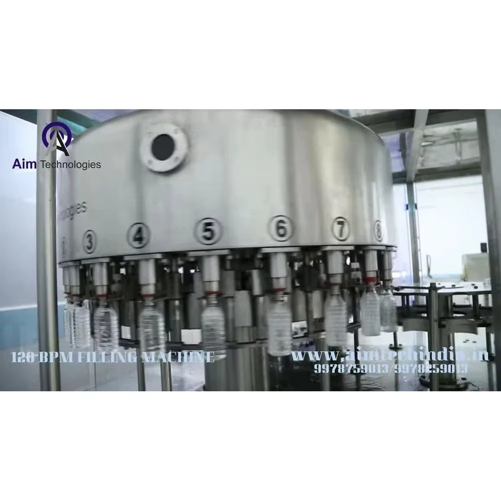 Premium Automatic 100 BPM RO Purified Mineral Water Bottling Machine High-Speed Efficient