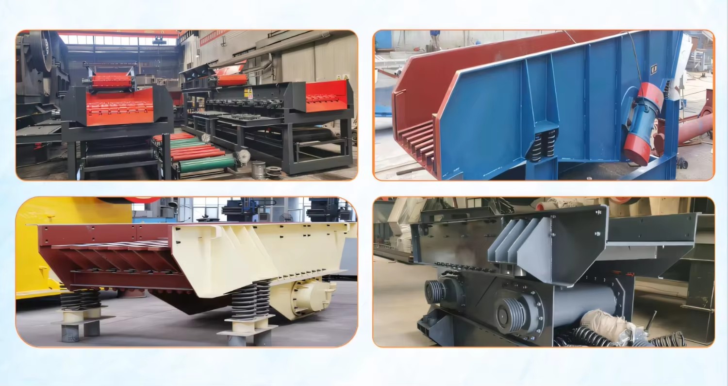 ZSW4913 Mining Grizzly Feeder | 550 T/H Vibrating Stone Feeder for Primary Jaw Crusher