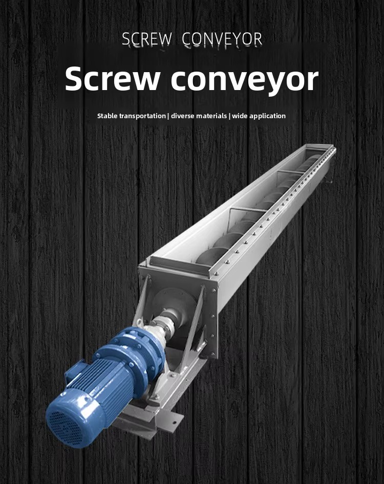 U-shaped Shaftless Stainless Steel Screw Conveyor Cement Feeder Elevator for Mining Applications Water Treatment Machine Price