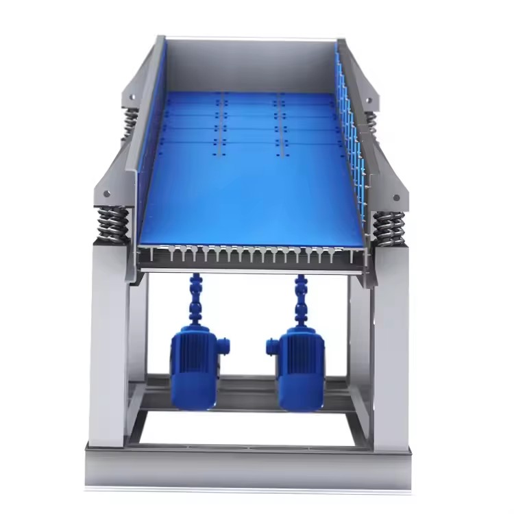 Linear Vibrating Grizzly Feeder with Motor for Gold and Ore Mining High Output 150-200t/h Capacity