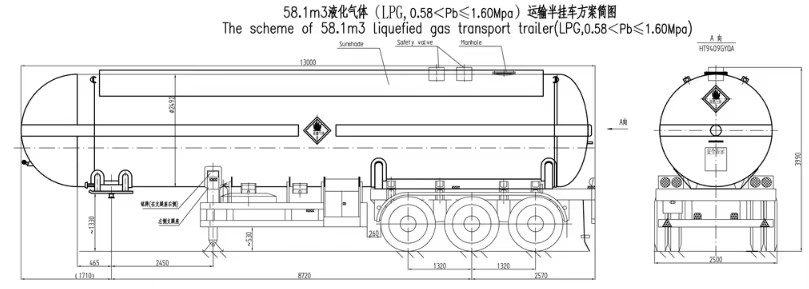 10-100m³ PE Lined Pressure Vessel Q345r Oilfield Frac Skid-Mounted Storage Tank Chemical Hydrochlori Acid, Corrosive Crude Oil