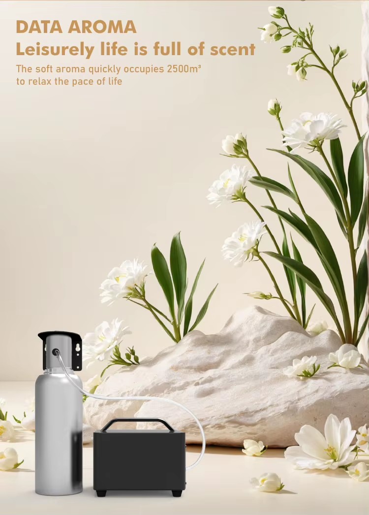 /WiFi Smart Metal Aromatherapy Diffuser 1000ml Capacity Waterless Operation for Central Tabletop Use Homes Event Venues