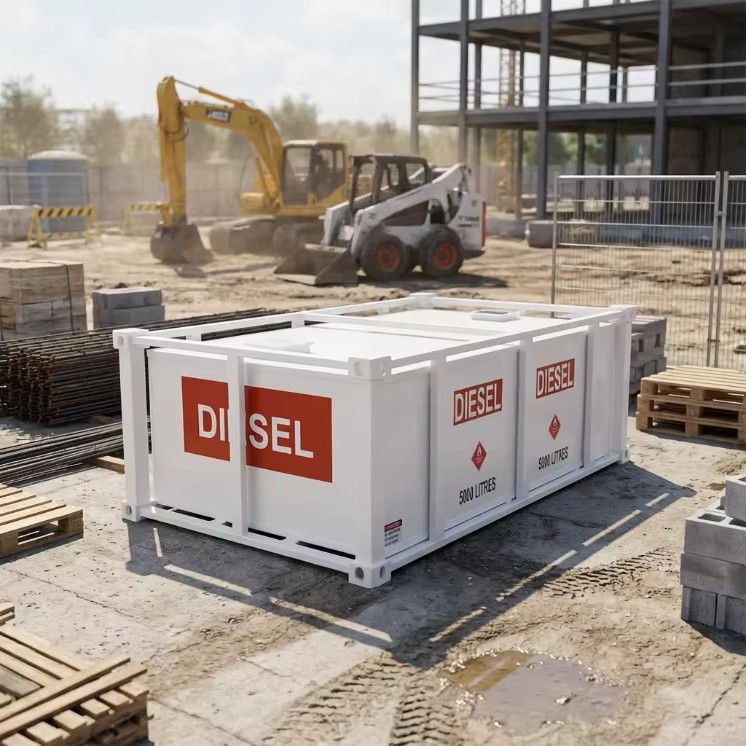 Steel Storages Petrol tank diesel Ibc tank 1000l 250 Gallon Cube Above Ground Transfer Fuel tank