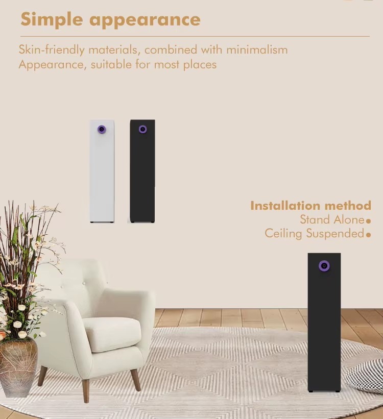 1000ml Waterless Metal Aromatherapy Diffuser with App-Controlled 1000M2 Powerful Dispersal for Spas and Wellness Centers