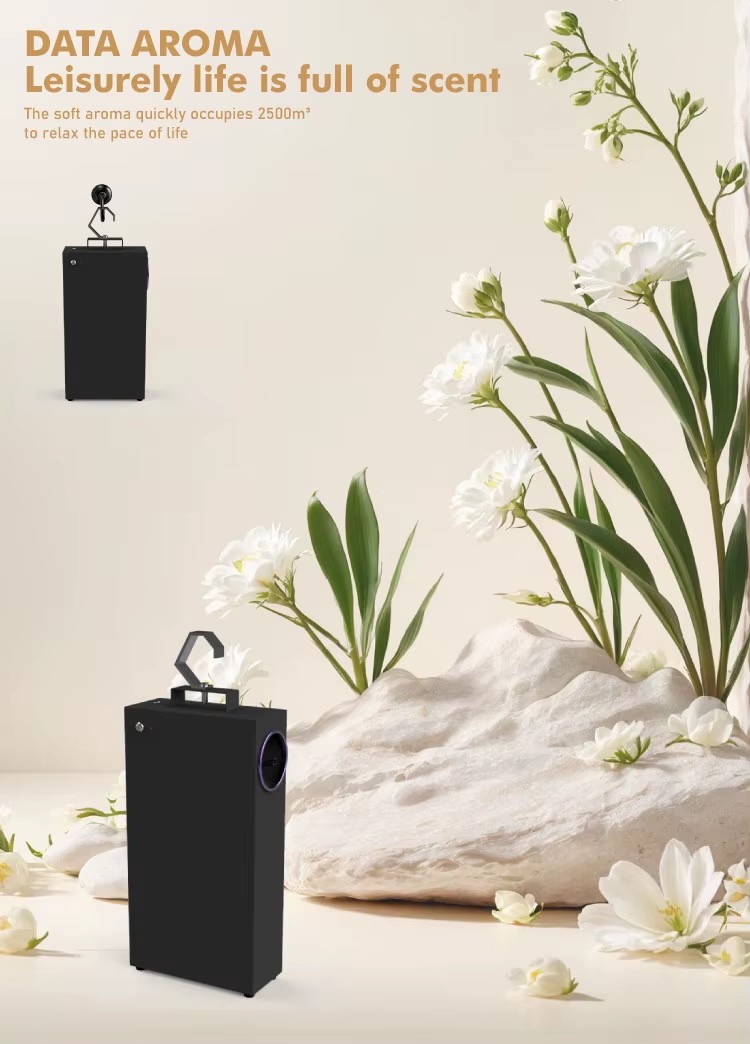 1000ml Luxury Wall Mounted Metal Aroma Diffuser Smart WiFi Central Installation <50dB Noise Waterless Essential Oil Diffuser for