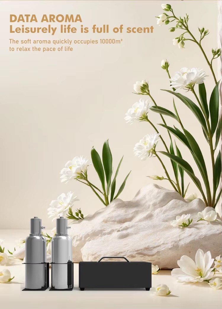 Electric Metal Aromatherapy Machine Large Area Central Fresh Air Conditioner Fragrance Diffuser for Us Plug