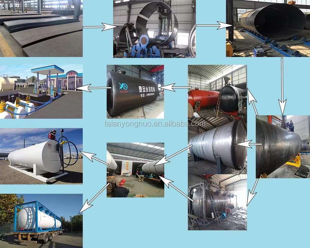 Above Ground diesel Fuel Oil Transformer Oil tank Carbon Steel 2000l 5000l
