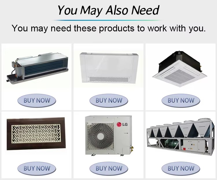 High Quality Fan Coil Unit for Central air Conditioner Chilled Water System Fcu