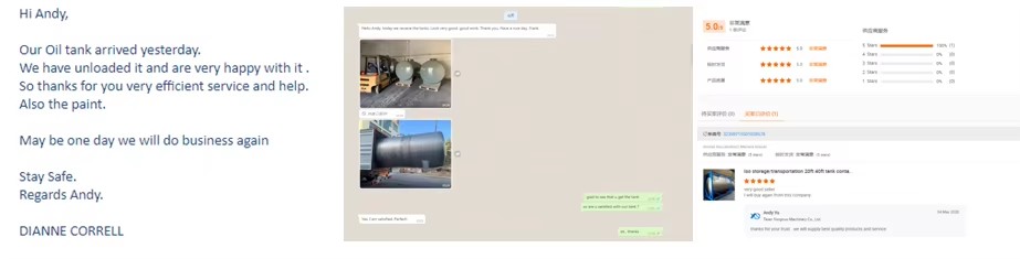 Portable diesel tank 10000 Liters Fuel tank Waste Oil tank