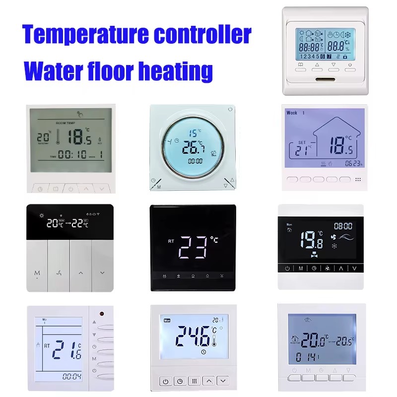 8-Zone Concentrator Underfloor Heating Centre Hub Controller for Manifold Gas Boiler/Tuya Smart Wifi Thermostat/Actuator