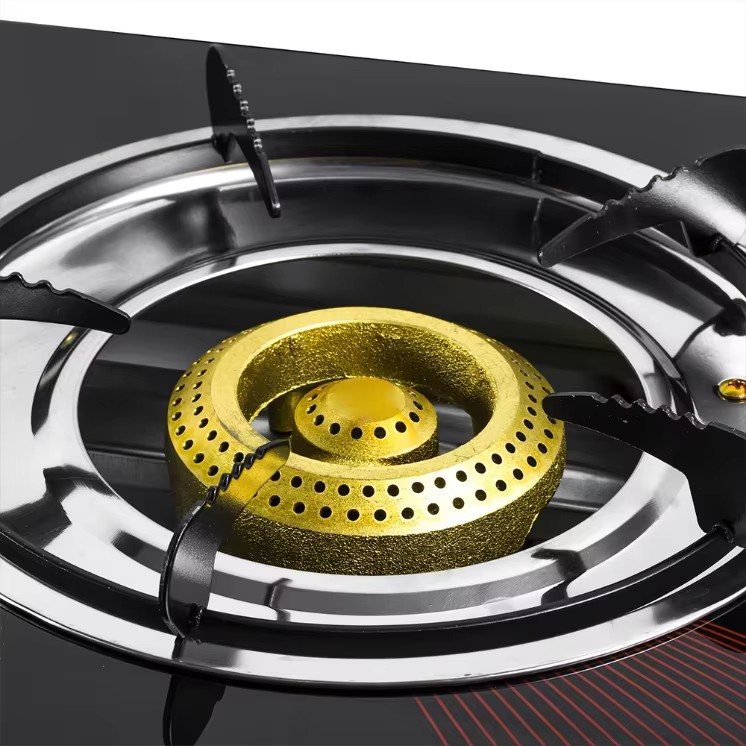 RAF Home Cooking Gas Stove Estufa De Gas Doméstica Dual Burners Thickened Panel with Even Firepower and High Efficiency