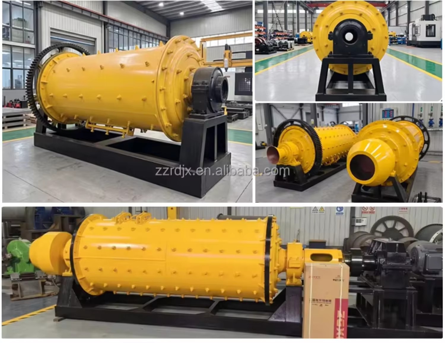 Hot Selling Ball Mill Equipment 4-10t/h Capacity Gold Mining Machine for Ore Stone Clinker Silica Sand