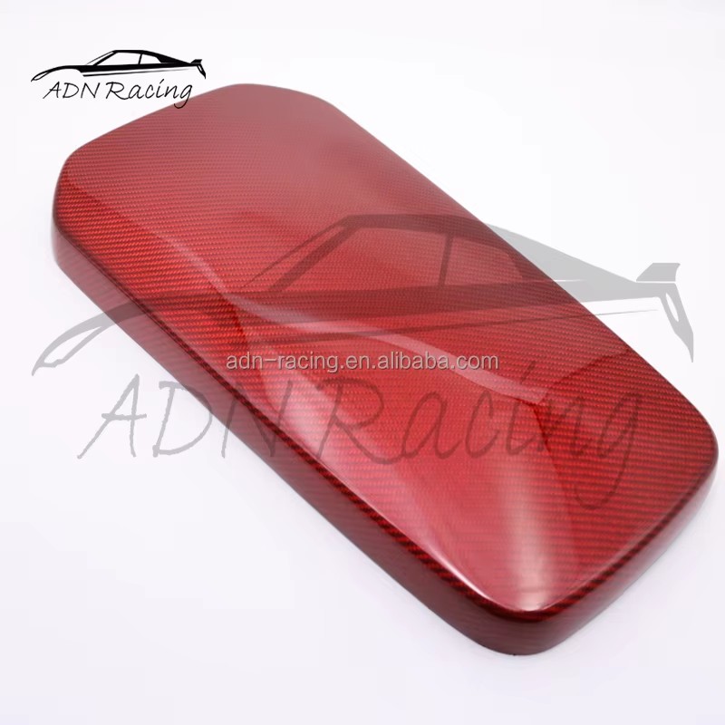 Carbon Fiber Central Console Armrest Panel Cover for KIA Stinger GT