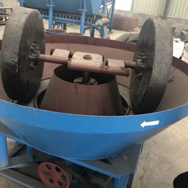 High Quality Wet Pan Mill for Sale Rock Stone Gold Ore Mining Mills 1200 Wet Grinding Pan Mill Machine Price