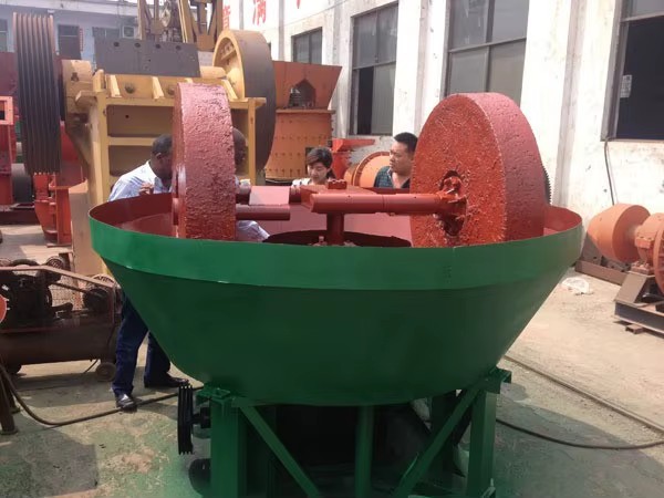 NEW 1500 Wet Pan Mill for Gold Rock Mining Equipment Wet Pan Milling Machine