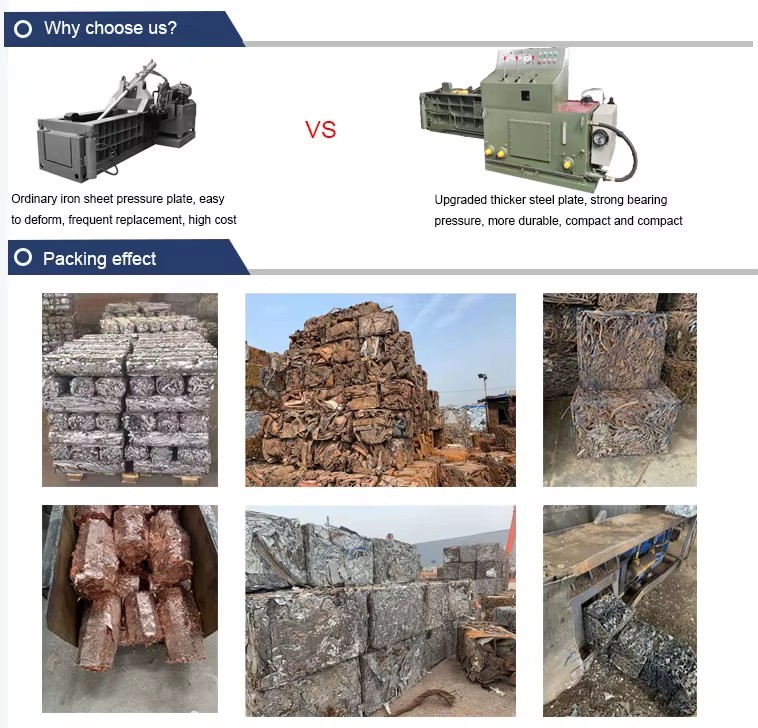 Y83 Briquetting Press Briquetters Automatic Aluminum Iron Metal Scrap Hydraulic Briquette Recycling Machine