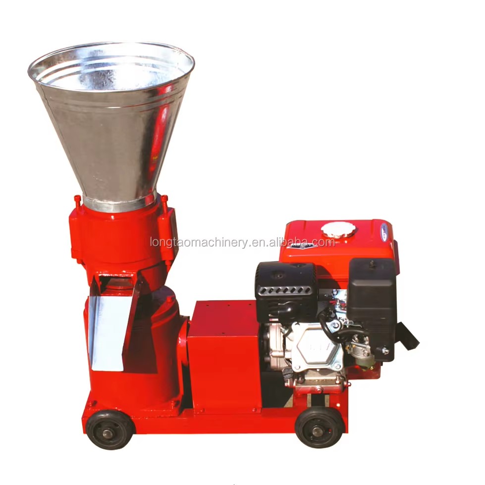 22hp Diesel Engine Charcoal Briquette Making Machine / Fuel Pellet Press Machine / Pellet Mill