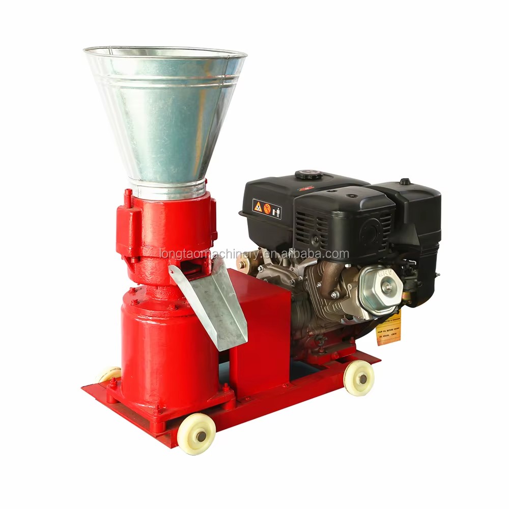 22hp Diesel Engine Charcoal Briquette Making Machine / Fuel Pellet Press Machine / Pellet Mill