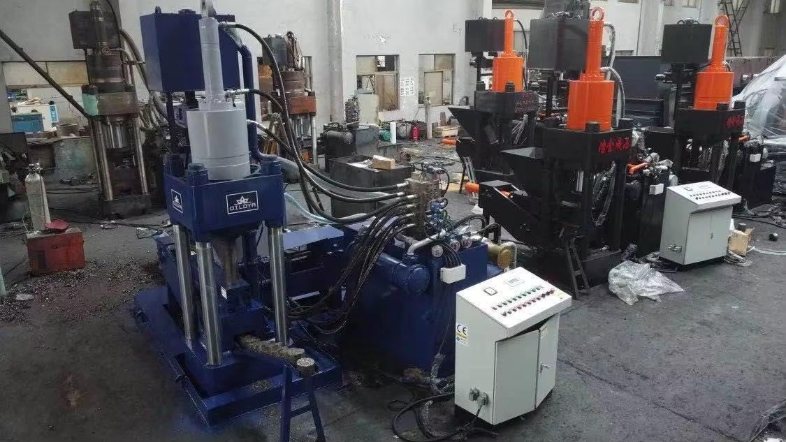 Automatic Aluminum Shavings Chips Briquette Making Machine