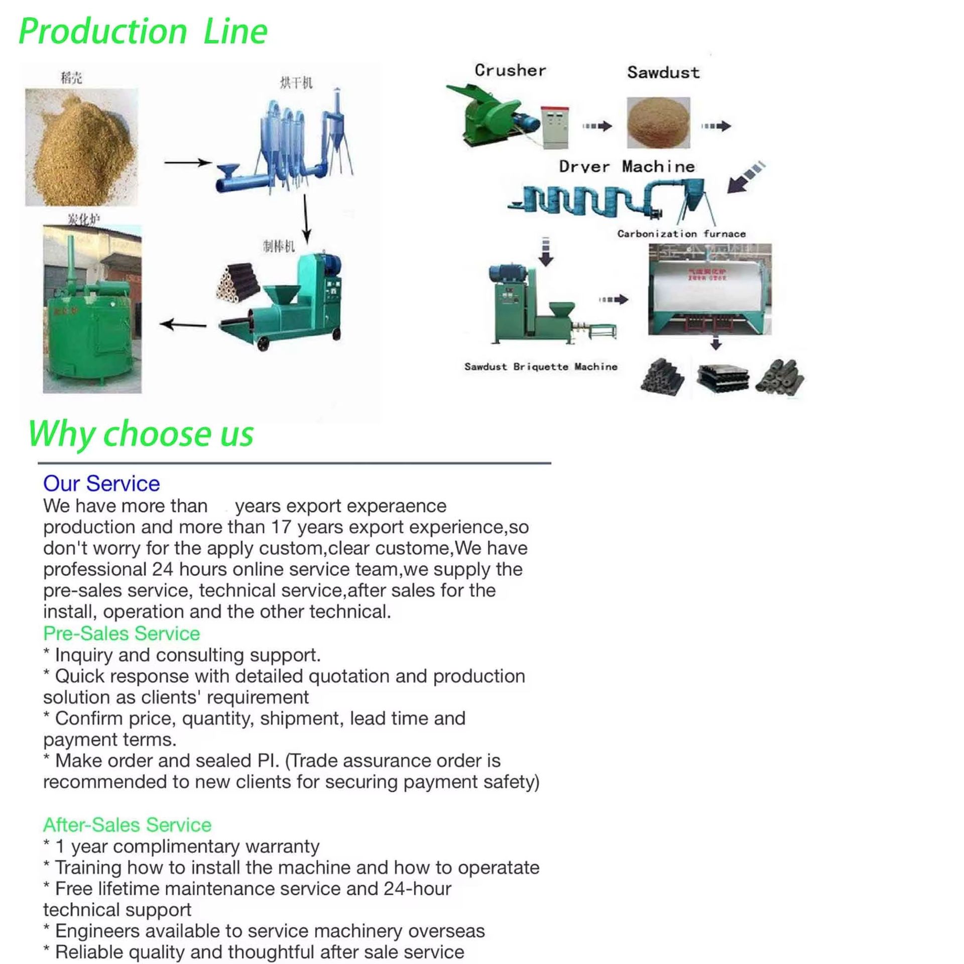 Small Coal Biomass Wood Press Charcoal Briquette Making Machine
