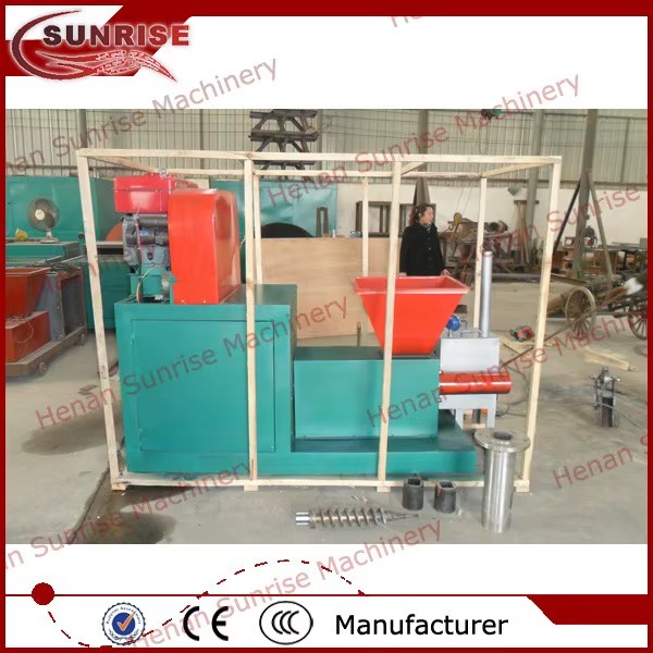 diesel Engine Wood Waste Sawdust Straw Biomass Fuel Briquette Press Making Machine