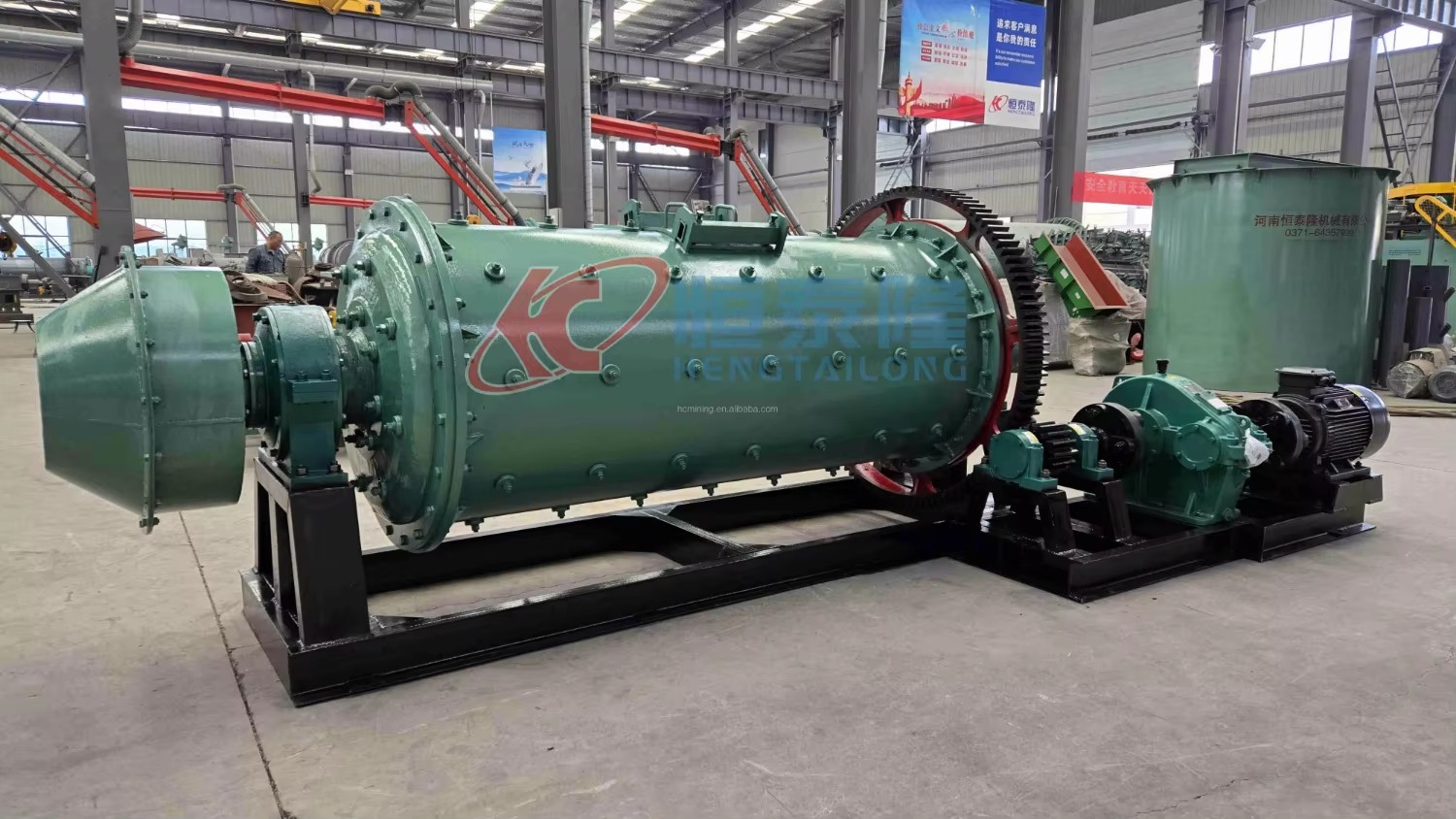 HIgh Capacity Dry and Wet Gold Mining Cement Stone Iron Copper Powder Ball Mill Grinder Machine Price
