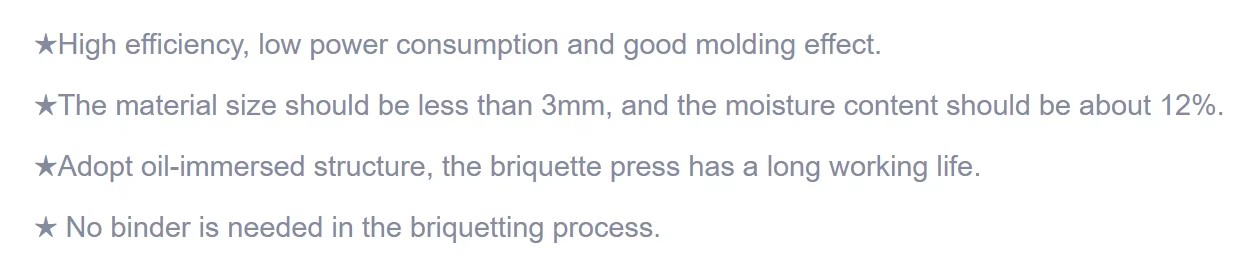 Sawdust Briquette Press Making Machine