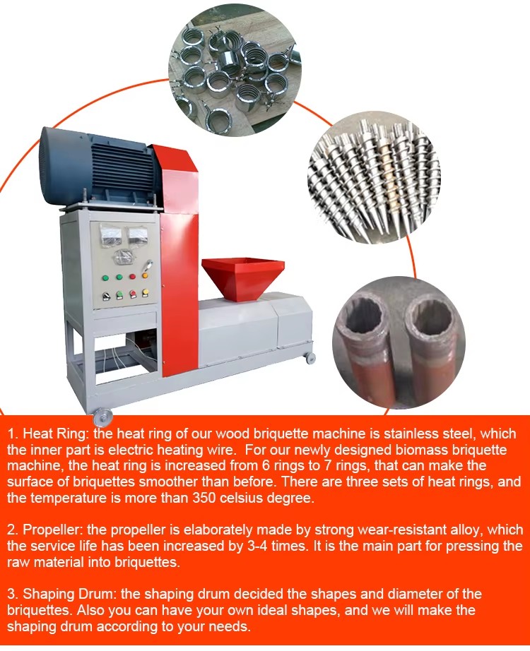 Sawdust Wood Briquette Machine Wood Briquette Making Machine Wood Charcoal