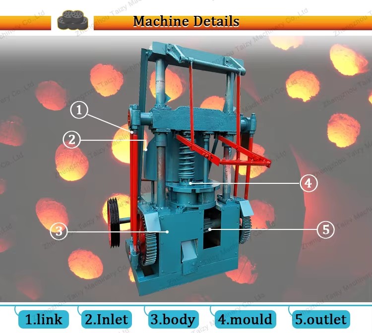 Hot-selling Coal Charcoal Honeycomb Briquette/making/press/forming Machine Price