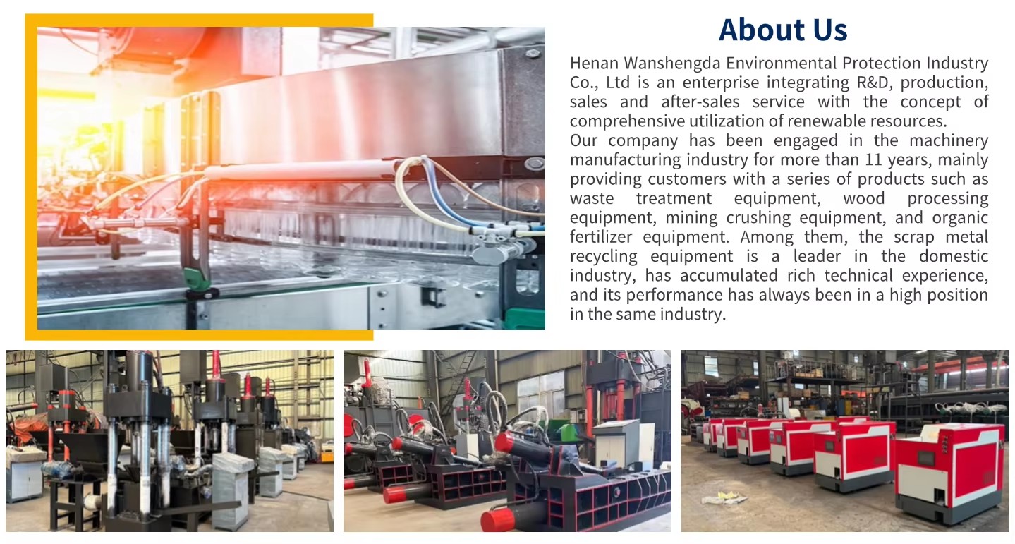 Scrap Metal Chips Swarf Briquetting Industrial Iron Aluminum Chip Briquette Machine