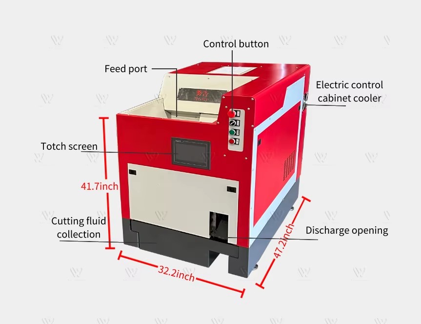 Scrap Metal Chip Briquetting Press Machine for Steel, Aluminum Copper Powder,Cast Iron
