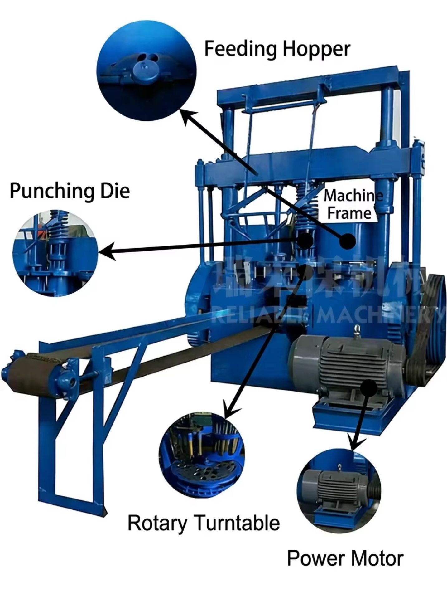 Hydraulic Coal Charcoal Briquette Making Press Machine Automatic Honeycomb Coal Equipment