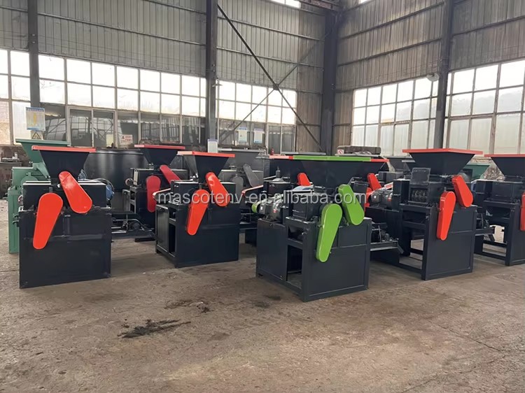 Coal Powder Briquette Machine High Efficiency 1-30t/h Capacity High Molding Pressure Adjustable Speed Commercial BBQ Use