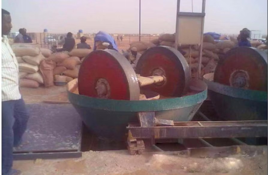 Primary Milling Process Wet Pan Mill