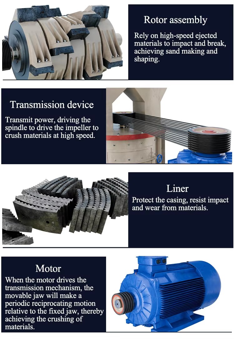 Limestone PFL Vertical Shaft Hammer Mill Model Crusher Sand Making Crusher Machine Series Products for Quarry Mining Industries