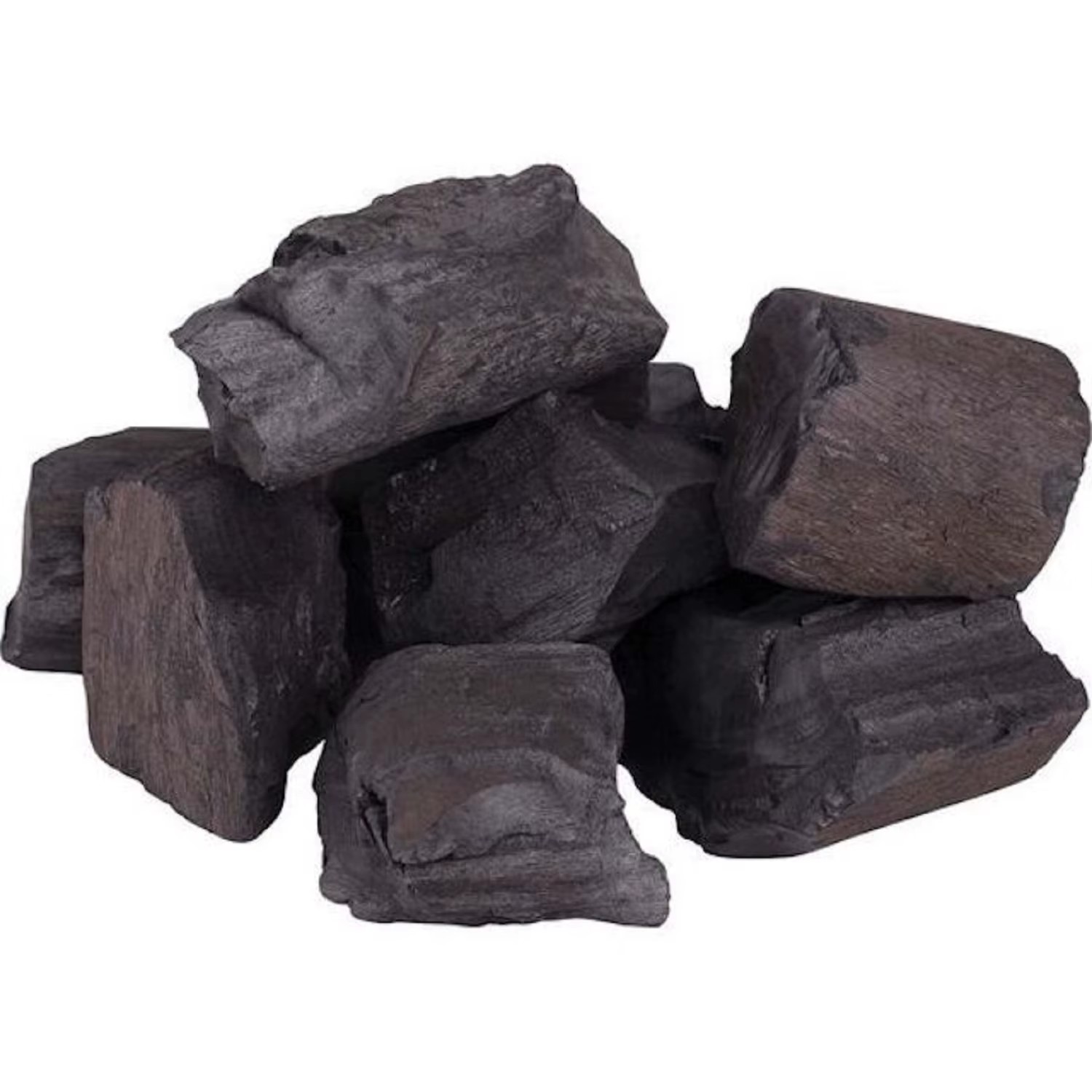 Natural Black Hard Wood Bamboo Charcoal Smokeless BBQ Lump Charcoal for Hookah Smoking 25x25x25mm
