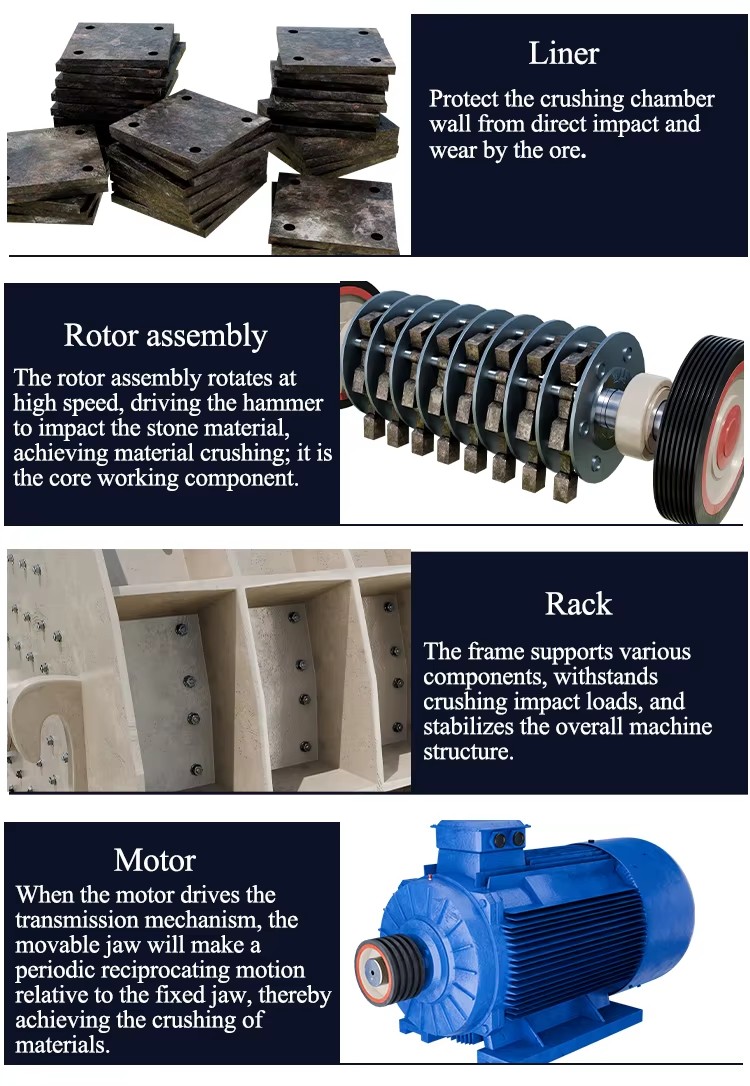Simple Maintenance PCZ Heavy Hammer Crusher Easy Repair Machine for Mining Project Management