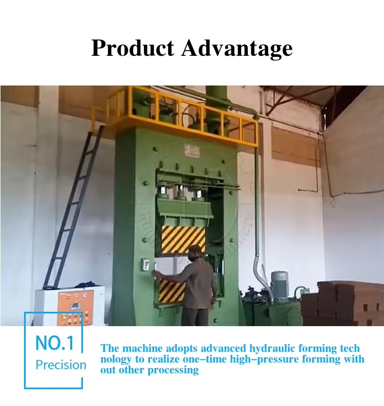 Low Maintenance 300T Coir Pith Grow Bag Compaction Machines Coco Peat Grow Bag Making Machine