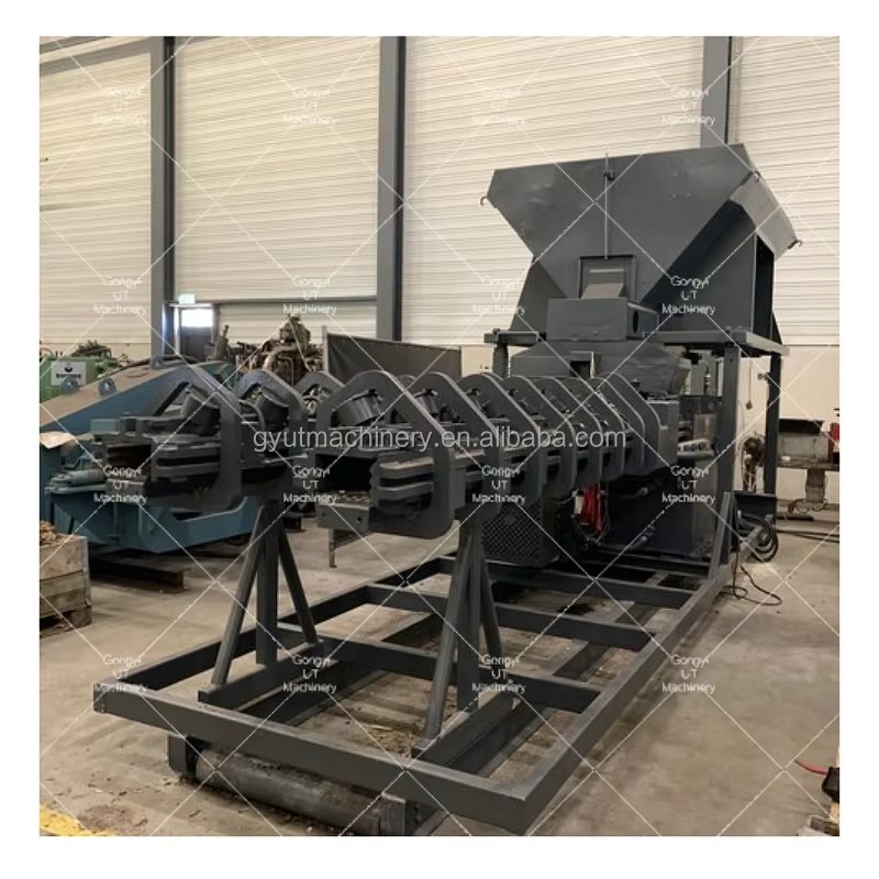 UT Biomass Briquetting Machine Hydraulic Briquette Press for Wood Chip Sawdust 500-1200kg/h Capacity 380V/415V Long Service Life