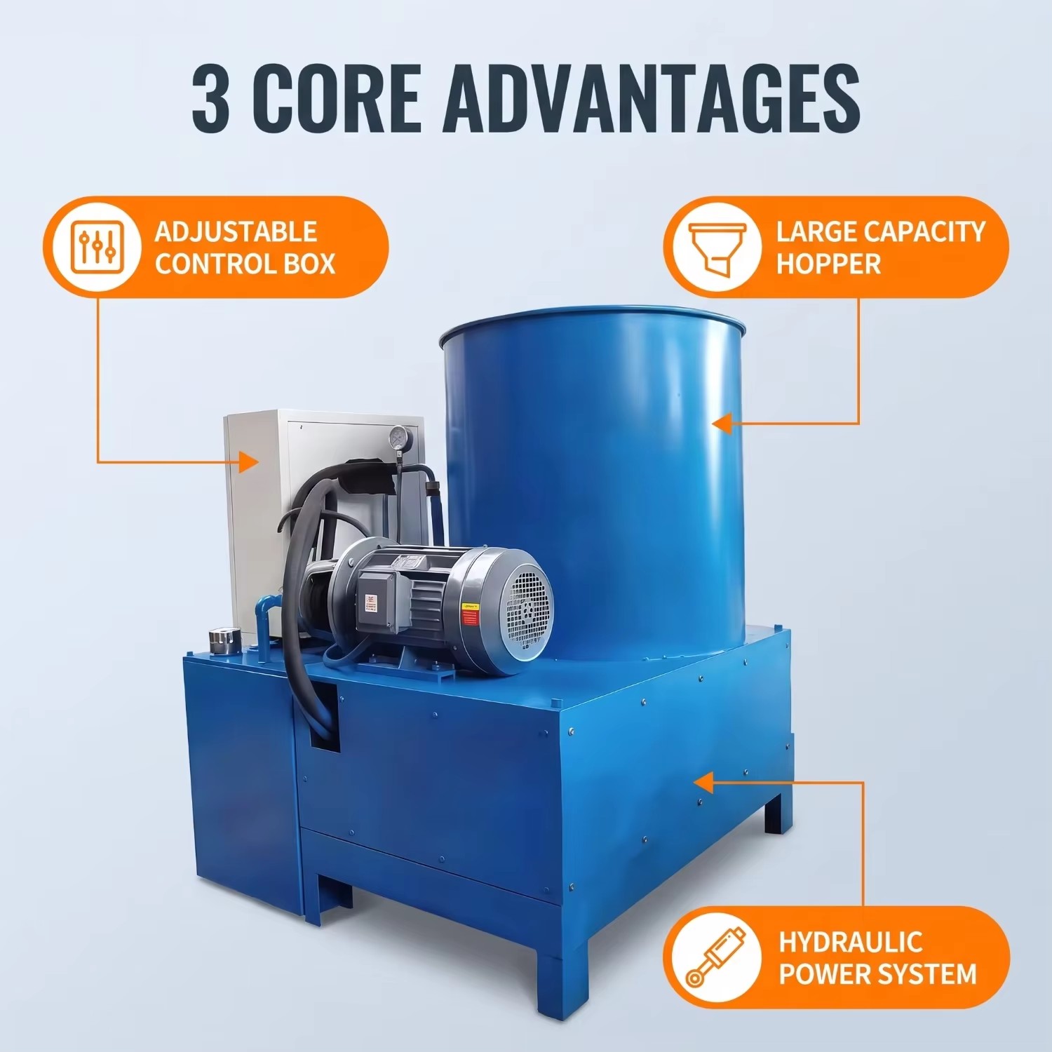 Automatic Biomass Briquette Press Machine Sawdust Corn Stalk Fuel Rod Making Machine for Charcoal Production Plant