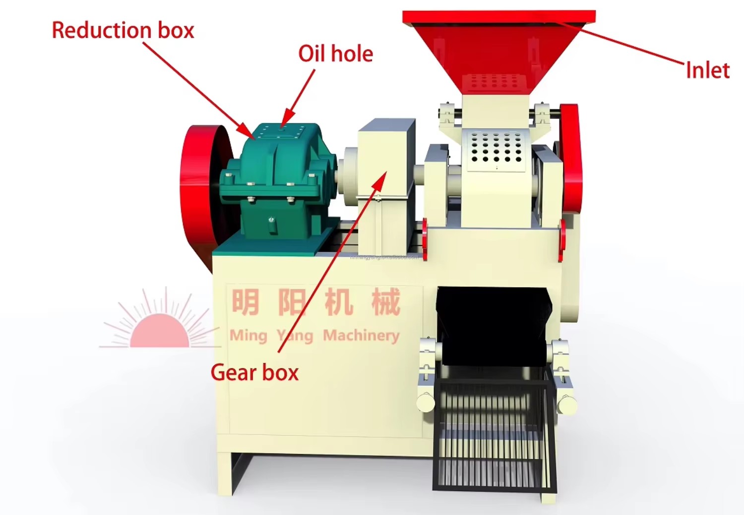 Small Pillow Ball Charcoal Powder Compression Machine Biomass Coal Dust Briquette Press Making Machine