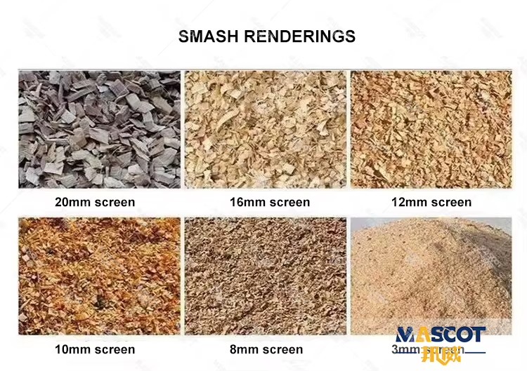 Sawdust Briquetting Machine Wood Crushers with Engine Motor & Bearing for High Efficiency Conversion of Wood Saw Dust Briquettes