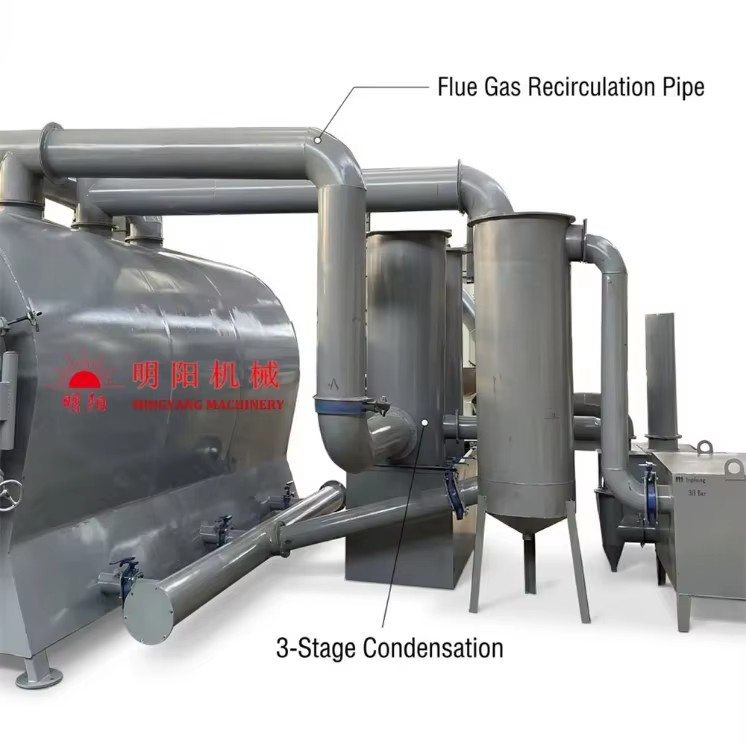 Factory Horizontal Charcoal Carbonization Furnace Energy Saving Biochar Stove Wood Log Coconut Shell Charcoal Making Machine