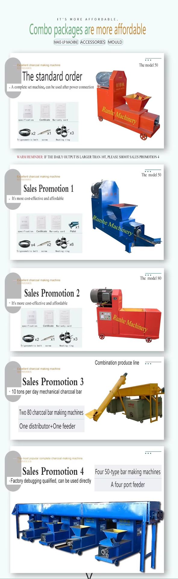 Industrial High Rice Husk Wood Waste Sawdust Briquette Making Machine 300kg/h Capacity Easy Operate BBQ Charcoal Line 1