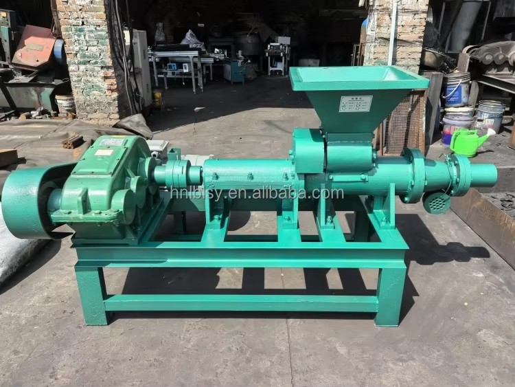 Automatic Advanced Powder Briquette Carbon Rice Husk Rod Making Coconut Shell Molding Machine Charcoal Extruder with great price