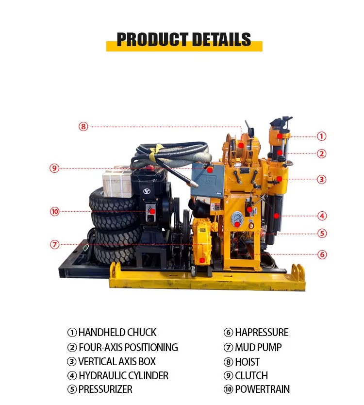 Supplier Price Rigs Water Well Drilling Machine Oil Drilling Rig Machine Rotary Drilling Rig Machine