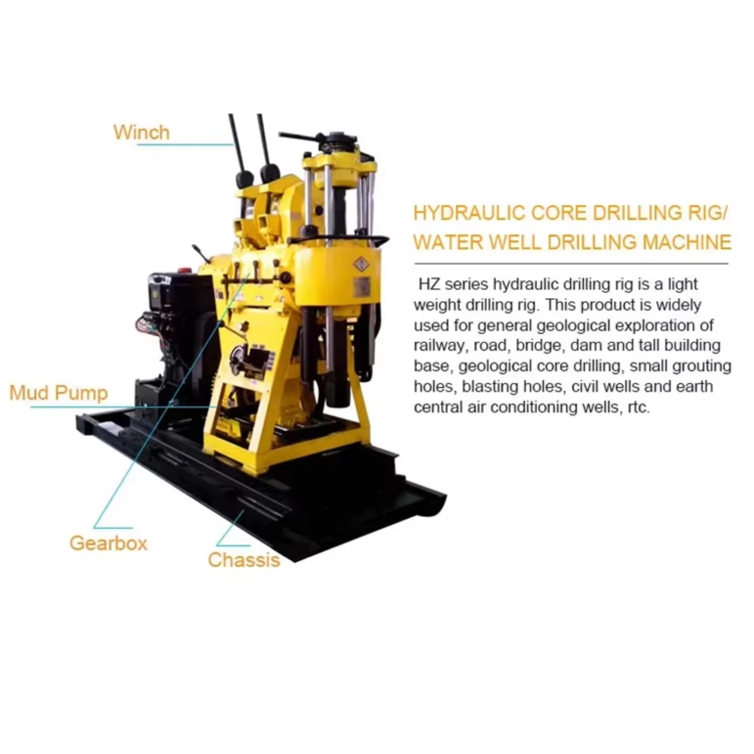 diesel Drilling Rig Water Well Drilling Rig